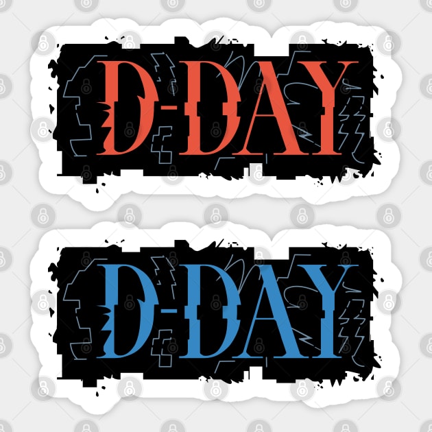 D-Day Sticker by DaphInteresting